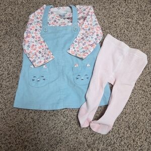 Carter's Blue and Pink Kids Matching Set